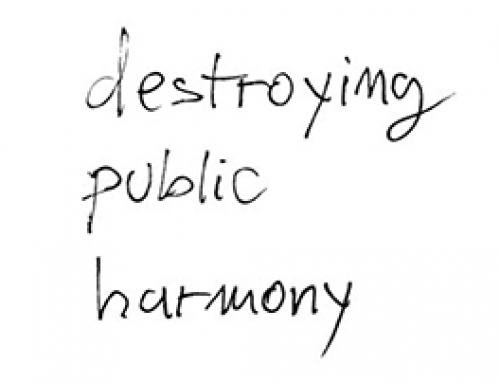 DESTROYNG PUBLIC HARMONY – Brukenthal National Museum, Sibiu RO