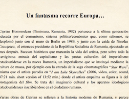 MEJIA, Iván R., “Un fantasma recorre Europa…”, Barcelona, Diciembre de 2013.