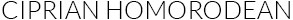 CIPRIAN HOMORODEAN Logo