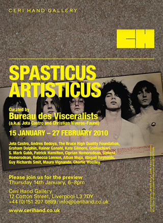 SPASTICUS ARTISTICUS – Ceri Hand Gallery,  Liverpool UK